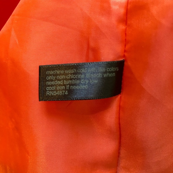 The Limited High Low Colorblock Orange and Tan Dress Size XS - Picture 10 of 12